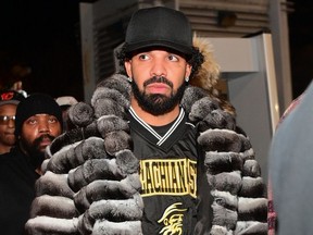Drake attends 21 Savage's Freaknik22 in Atlanta in October 2022.