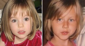 Missing British tot Maddie McCann, left, and Julia Wandelt, who claims she might be Maddie.