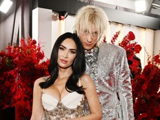 Megan Fox and Machine Gun Kelly attend the 65th Grammy Awards in Los Angeles, Feb. 5, 2023.