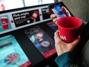 Tim Hortons is part of a pilot project testing reusable cups that can be returned to a recycling station.