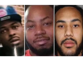 From left to right, Montoya Givens, Dante Wicker and Armani Kelly were reported missing last month in Michigan.