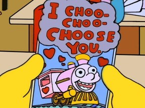 Who doesn't love the Valentine Lisa Simspon gave to Ralph Wiggum in a 1993 episode of The Simpsons?