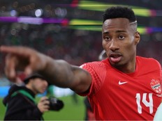 Soccer Football - FIFA World Cup Qatar 2022 - Group F - Canada v Morocco - Al Thumama Stadium, Doha, Qatar - December 1, 2022 Canada's Mark-Anthony Kaye before the match.