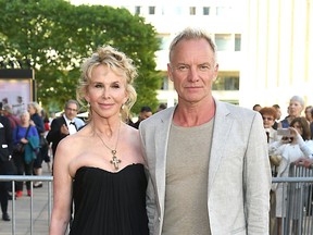 Sting and Trudie Styler is pictured in photo taken in 2018.