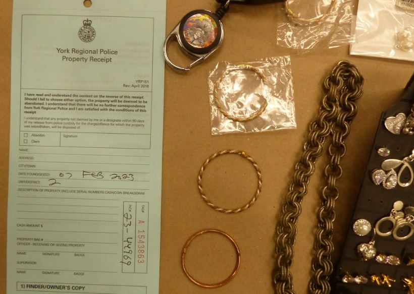  A combined 50 charges have been laid against a man and a woman in connection with multiple commercial break and enters at convenience and jewelry stores between October 2022 and February of this year in York Region and Toronto. YORK REGIONAL POLICE HANDOUT