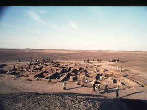 A view of the east end of the complex unearthed by archaeologists in Iraq that could contain the world's oldest-known tavern.