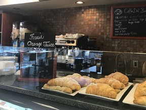 Inside of Terra Nova Bakery & Pastry in North York.
