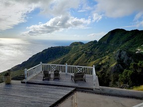 Rental property Spyglass Villa on Saba’s Booby Hill has a million dollar view.