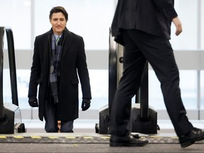 Prime Minister Justin Trudeau arrives to discuss health care with provincial and territorial premiers in Ottawa, Feb. 7, 2023.