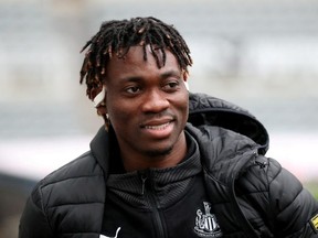 Soccer Football - FA Cup Fourth Round - Newcastle United v Oxford United - St James' Park, Newcastle, Britain - January 25, 2020  Newcastle United's Christian Atsu before the match.