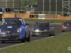 This image released by Sony Interactive Entertainment shows a scene from the video game Gran Turismo Sophy.