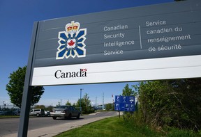 The Canadian Security Intelligence Service building in Ottawa.