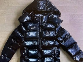 Black Trapstar jacket worn by victim of assault