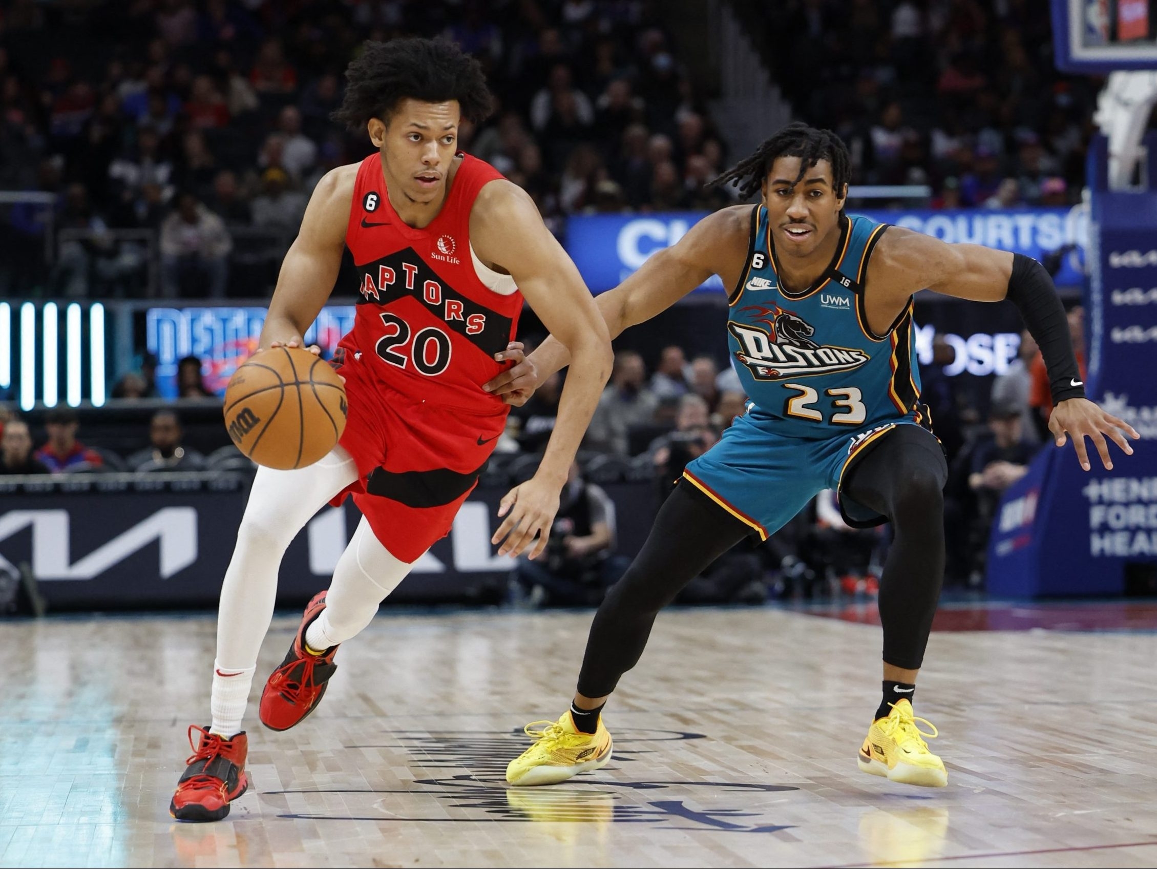 Who wins the Tyrese Haliburton vs. Scottie Barnes matchup in tonight's game?