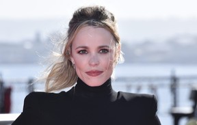 Rachel McAdams arrives at the world premiere of “Top Gun: Maverick” on Wednesday, May 4, 2022, at the USS Midway in San Diego. (Photo by Jordan Strauss/Invision/AP)