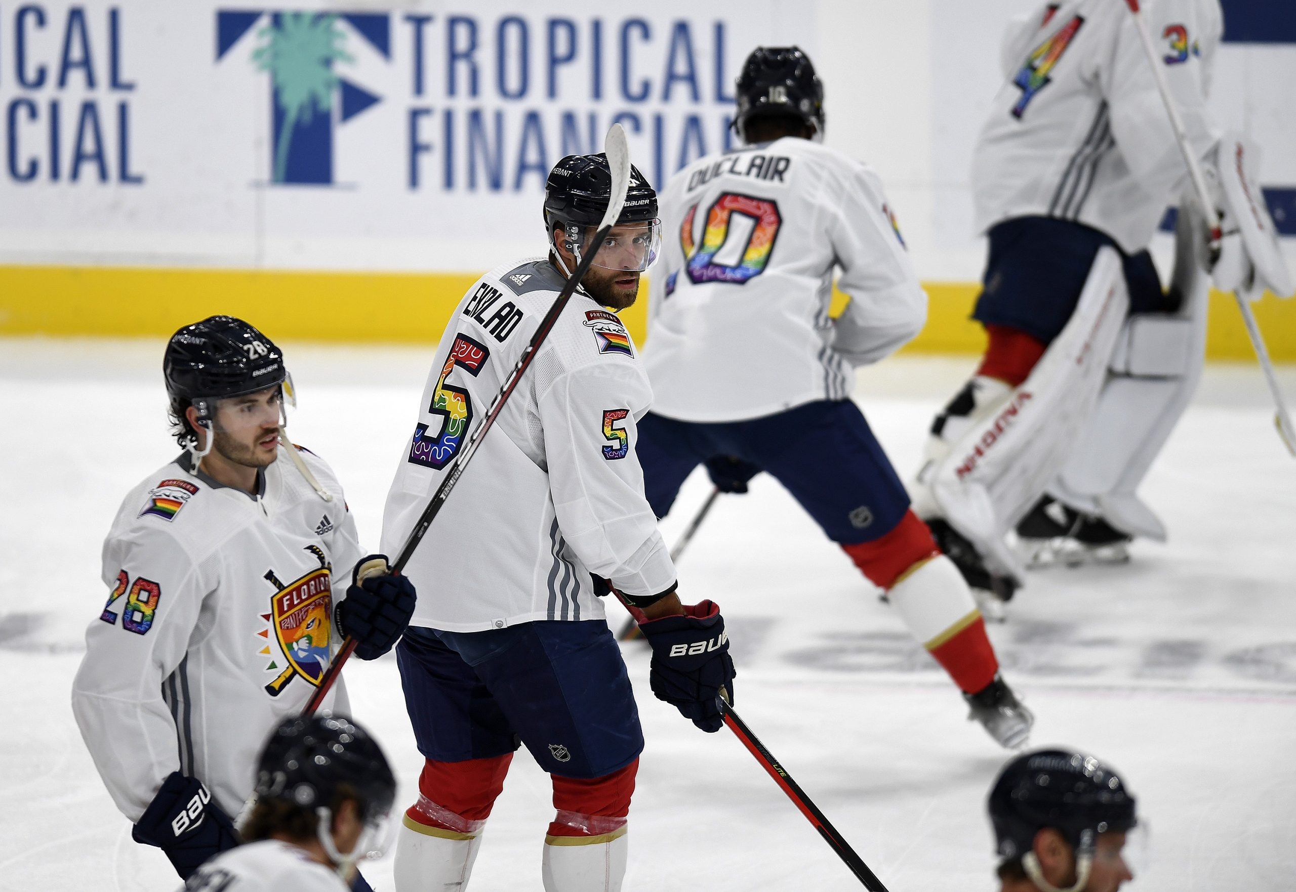 Eric and Marc Staal Spend First Christmas Together as Florida Panthers
