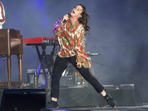 Alanis Morissette performs at Bourbon and Beyond Music Festival at Kentucky Exposition Center on Thursday, Sept. 15, 2022, in Louisville, Ky.