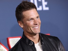 Cast Member and producer Tom Brady attends a premiere for the film "80 for Brady" in Los Angeles, California, U.S., January 31, 2023.