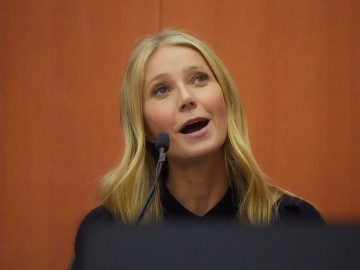  Gwyneth Paltrow testifies during her trial on March 24, 2023, in Park City, Utah. (Photo by Rick Bowmer-Pool/Getty Images)