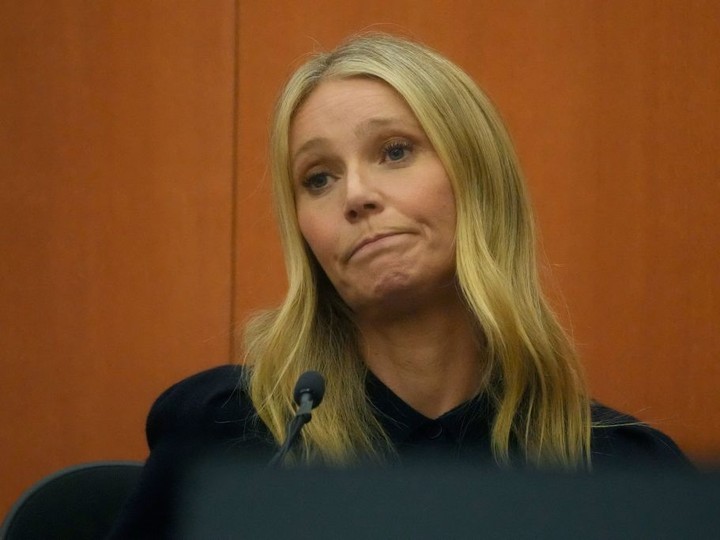  Gwyneth Paltrow testifies during her trial, March 24, 2023, in Park City, Utah. (Photo by RICK BOWMER/POOL/AFP via Getty Images)