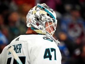 San Jose Sharks goaltender James Reimer opted to sit out of his team's warmup during a recent Pride Night game.