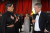 Ashley Graham and Hugh Grant during the night’s most awkward exchange.