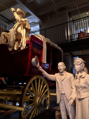 The last remaining Kimball Stagecoach at the Park City Museum. The stage company was started by Mormon pioneer William Kimball in 1854 and ran until the railroad put him out of business in 1890. CYNTHIA MCLEOD/TORONTO SUN