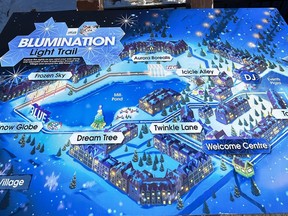 A map of what to do at Blue Mountain