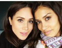 Meghan Markle and Janina Gavankar.