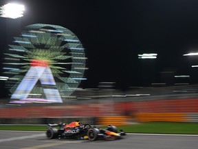 Red Bull's Max Verstappen in action during the Bahrain Grand Prix in Sakhir, Bahrain, March 5, 2023.