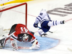 Leafs win in new jersey, against New Jersey