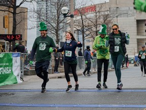 Participants in Toronto St. Patrick's Day Race