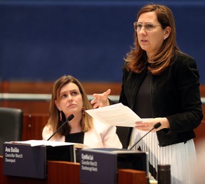 Ana Bailão speaks during City Council Meeting in Toronto, Ont. on Wednesday, March 27, 2019.