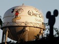 The water tower at The Walt Disney Co. at the company's headquarters in Burbank, Calif., Feb. 7, 2011.