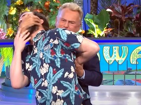 Wheel of Fortune host Pat Sajak tried to wrestle a contestant this week.