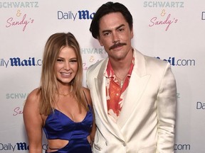 Ariana Madix and Tom Sandoval in July 2022 at Schwartz & Sandy's in LA.
