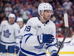 Maple Leafs' Calle Jarnkrok celebrates his goal in the second period against the Ottawa Senators at the Canadian Tire Centre on Saturday, March 18, 2023.