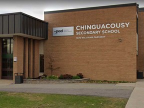 Chinguacousy Secondary School in Brampton.