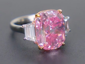 Sotheby’s is auctioning an extremely rare diamond called The Eternal Pink, which is expected to fetch more than $35 million.