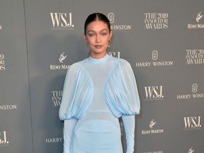 Gigi Hadid is pictured at the WSJ Mag 2019 Innovator Awards.