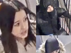 Investigators need help identifying a woman and two men who are sought for a home invasion in the Beaches on Monday, March 20, 2023.