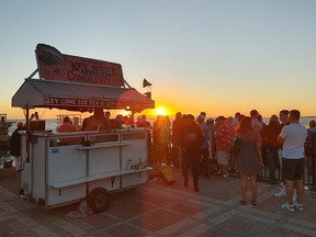 Sunsets at Mallory Square in Kew West, Fla. always draw a crowd. (Dave Pollard/Toronto Sun)