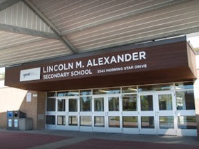 Lincoln Alexander Secondary School in Mississauga.