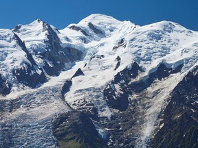 Mont Blanc is pictured in Chamonix, France, July 20, 2020.