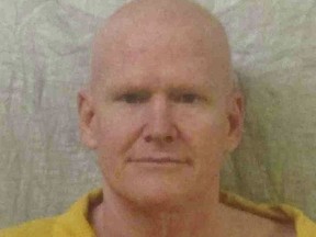 This inmate photo released by the South Carolina Department of Corrections shows convicted killer Alex Murdaugh.