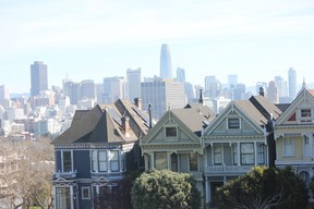 The Painted Ladies in San Francisco. Anyone who has watched the opening credits of Full House should recognize this colourful row of houses. IAN SHANTZ/TORONTO SUN