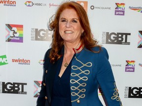 Sarah Ferguson at the LGBT Awards in 2021.