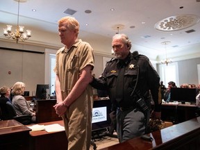 Alex Murdaugh is sentenced to two consecutive life sentences for the murder of his wife and son by Judge Clifton Newman at the Colleton County Courthouse in Walterboro, South Carolina, U.S. March 3, 2023.
