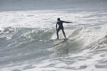 Surf's up in a state beach near Santa Cruz. IAN SHANTZ/TORONTO SUN
