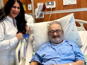 Toronto Sun Editor in chief Adrienne Batra and columnist Tarek Fatah